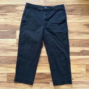 Everlane The Utility Straight-Leg Pant in Black